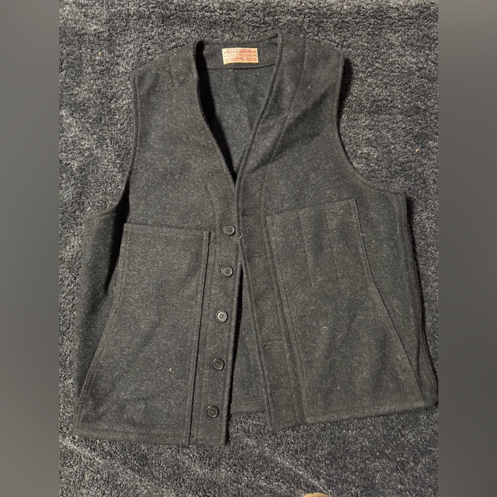 Filson wool vest